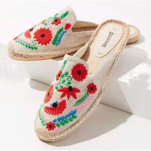 Soludos Ibiza Embroidered Mules - Picture 2 of 5